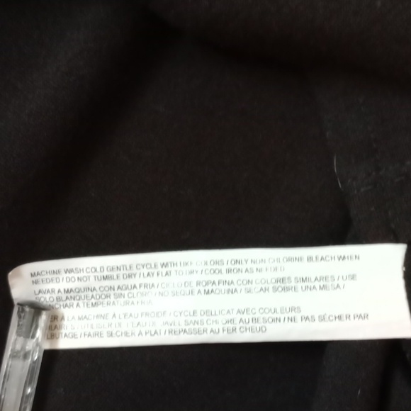 Eloquii Elegant Black Cold Shoulder Top, Size 16 - Picture 8 of 8